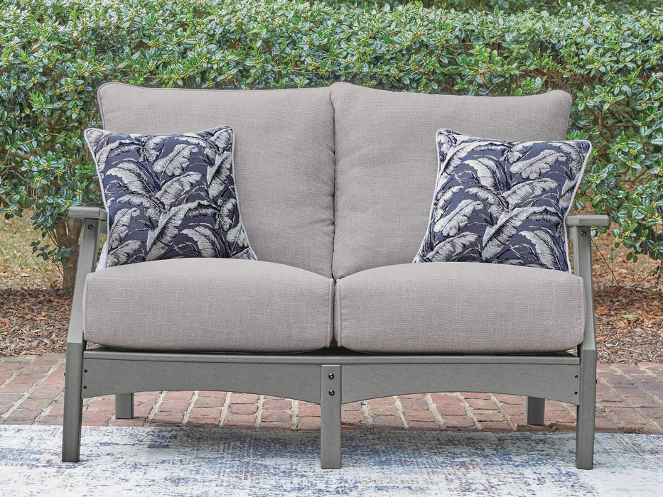 Lone View Bay Outdoor Loveseat with Cushion