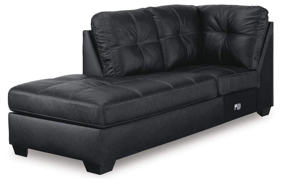 Barlin Mills Sectional with Chaise - Clarks Hardware - Iowa