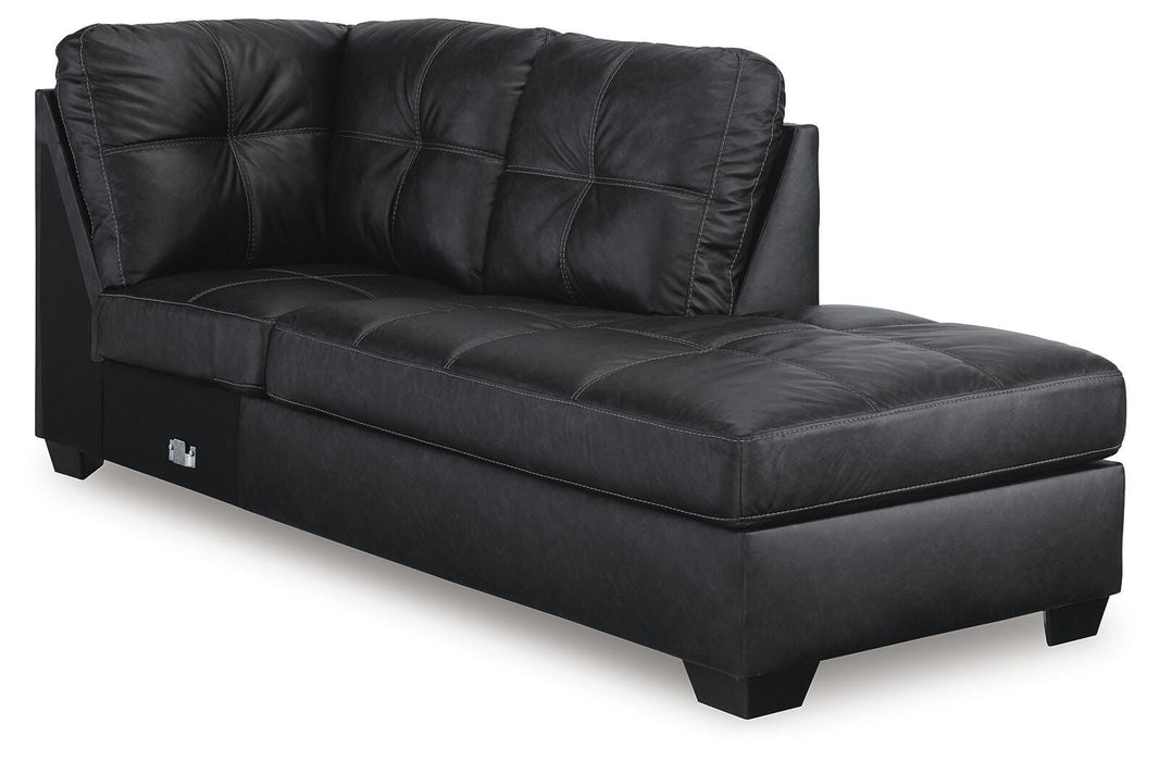 Barlin Mills Sectional with Chaise - Clarks Hardware - Iowa
