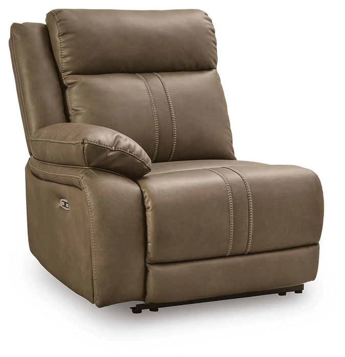 Max-Media Power Reclining Sectional with Audio Console