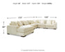 Lindyn Sectional with Chaise - Clarks Hardware - Iowa