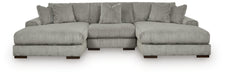 Lindyn Sectional with Double Chaise - Clarks Hardware - Iowa