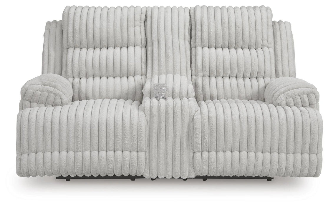 Technique Power Reclining Loveseat with Console