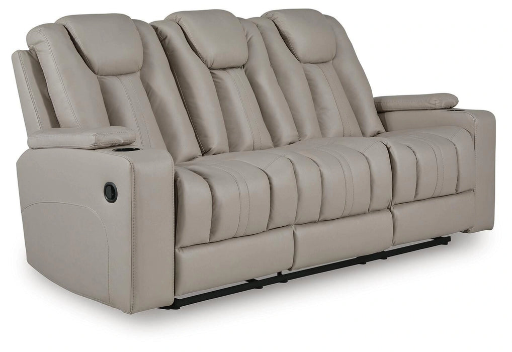 Next Move Reclining Sofa with Drop Down Table