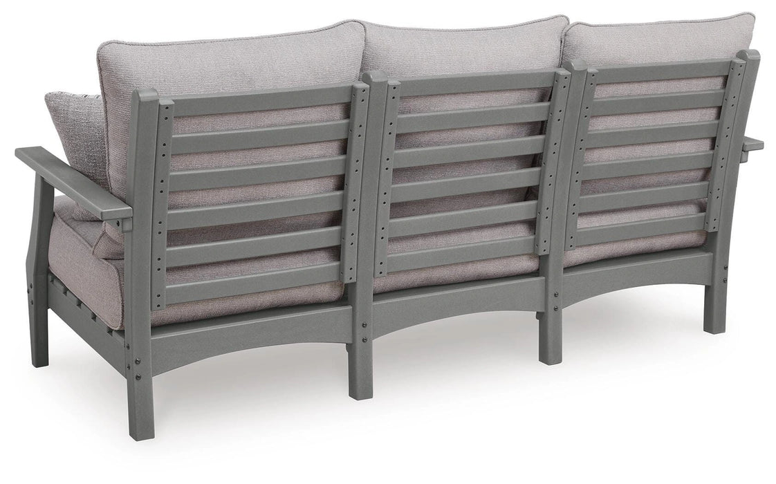 Lone View Bay Outdoor Sofa with Cushion