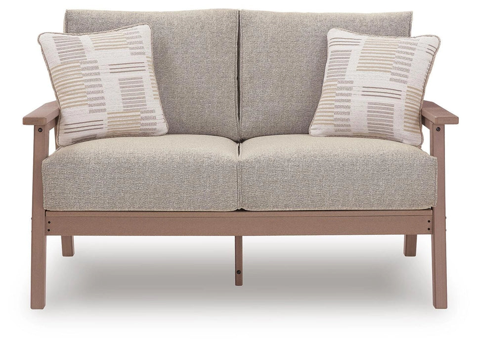 Cliffs Beach Outdoor Loveseat with Cushion