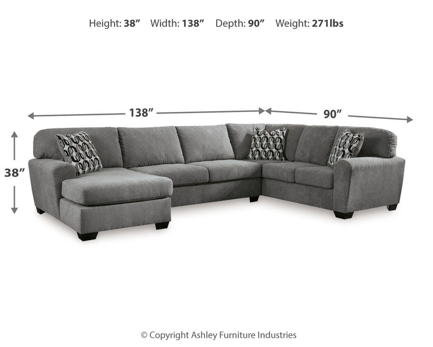 Birkdale Court Sectional with Chaise - Clarks Hardware - Iowa