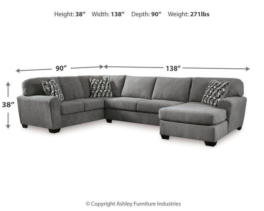 Birkdale Court Sectional with Chaise - Clarks Hardware - Iowa