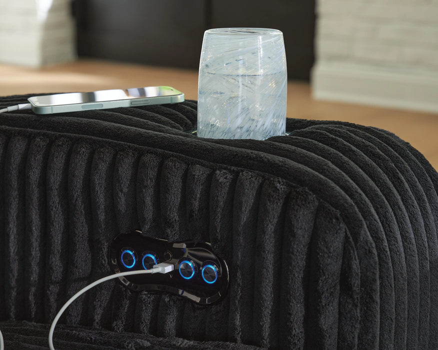 TwinBrooke Power Reclining Loveseat with Console