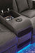 Fyne-Dyme Power Reclining Loveseat with Console - Clarks Hardware - Iowa