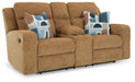 Kanlow Reclining Loveseat with Console - Clarks Hardware - Iowa