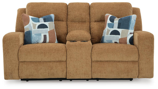 Kanlow Reclining Loveseat with Console - Clarks Hardware - Iowa