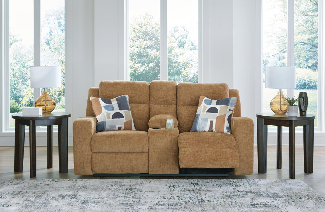 Kanlow Reclining Loveseat with Console - Clarks Hardware - Iowa