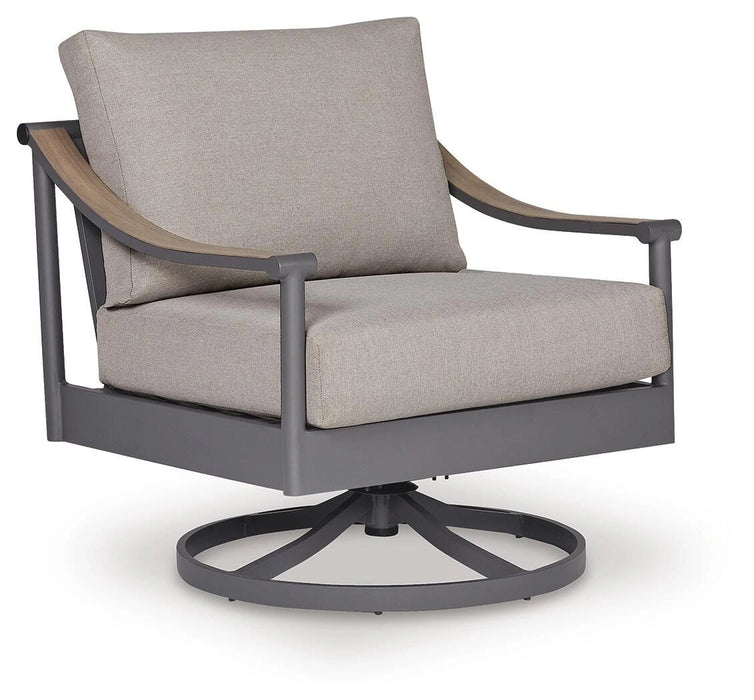 North Island Outdoor Swivel Lounge with Cushion