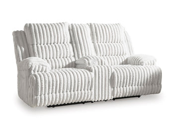Technique Power Reclining Loveseat with Console