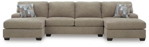 Newellen Sectional with Double Chaise - Clarks Hardware - Iowa