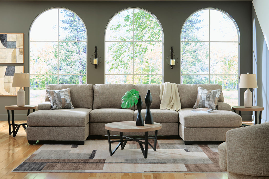 Newellen Sectional with Chaise - Clarks Hardware - Iowa