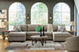 Newellen Sectional with Chaise - Clarks Hardware - Iowa