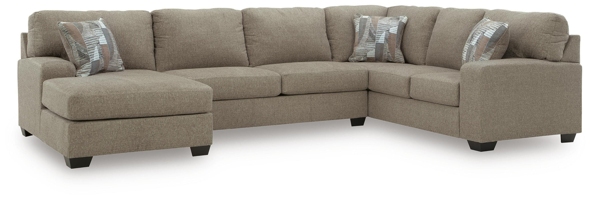 Newellen Sectional with Chaise - Clarks Hardware - Iowa