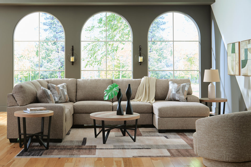 Newellen Sectional with Chaise - Clarks Hardware - Iowa