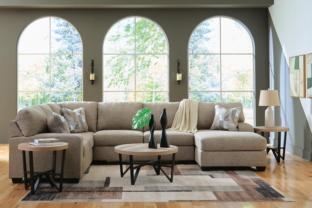 Newellen Sectional with Chaise - Clarks Hardware - Iowa