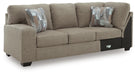 Newellen Sleeper Sectional with Chaise - Clarks Hardware - Iowa