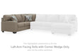 Newellen Sectional with Chaise - Clarks Hardware - Iowa