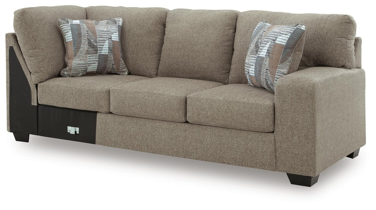 Newellen Sectional with Chaise - Clarks Hardware - Iowa