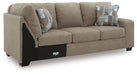 Newellen Sleeper Sectional with Chaise - Clarks Hardware - Iowa