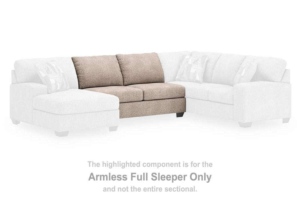 Newellen Sleeper Sectional with Chaise - Clarks Hardware - Iowa