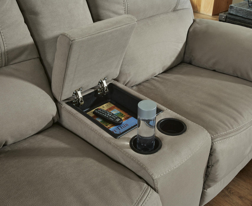Next-Gen Gaucho Reclining Loveseat with Console - Clarks Hardware - Iowa