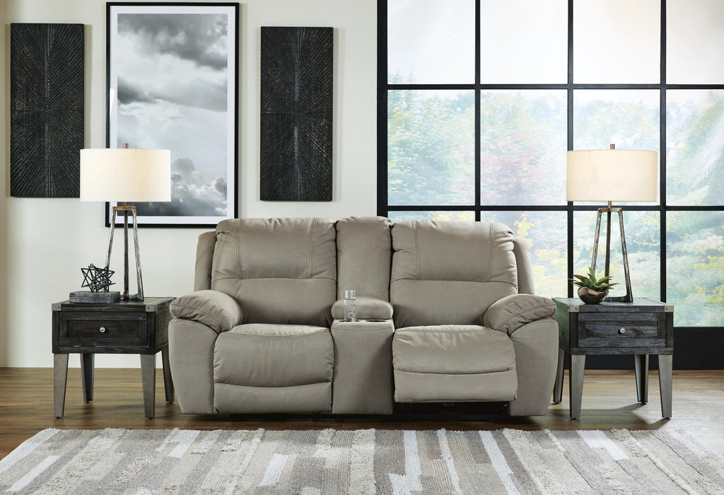 Next-Gen Gaucho Reclining Loveseat with Console - Clarks Hardware - Iowa