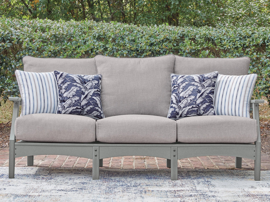 Lone View Bay Outdoor Sofa with Cushion