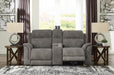 Next-Gen DuraPella Power Reclining Loveseat with Console - Clarks Hardware - Iowa