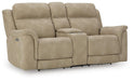 Next-Gen DuraPella Power Reclining Loveseat with Console - Clarks Hardware - Iowa
