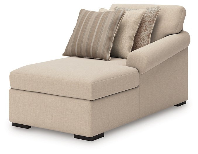 LadyMae Sectional with Chaise - Clarks Hardware - Iowa