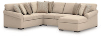 LadyMae Sectional with Chaise - Clarks Hardware - Iowa