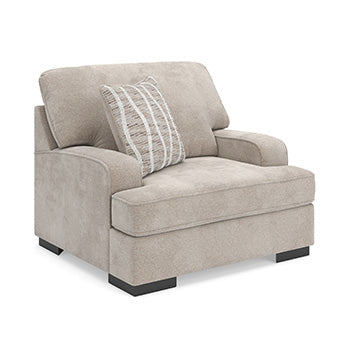 High Profile Chair & Ottoman Living Room Set - Clarks Hardware - Iowa
