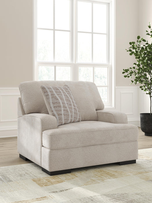 High Profile Chair & Ottoman Living Room Set - Clarks Hardware - Iowa