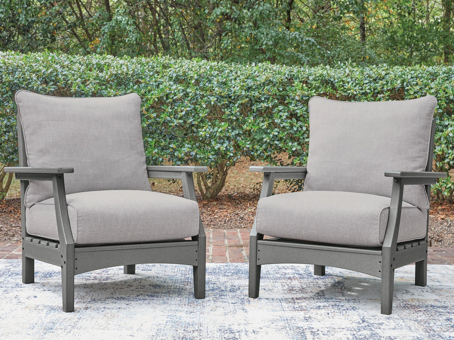 Lone View Bay Outdoor Lounge Chair with Cushion