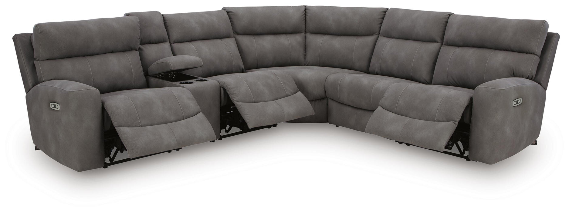 Next-Gen DuraPella Power Reclining Sectional - Clarks Hardware - Iowa