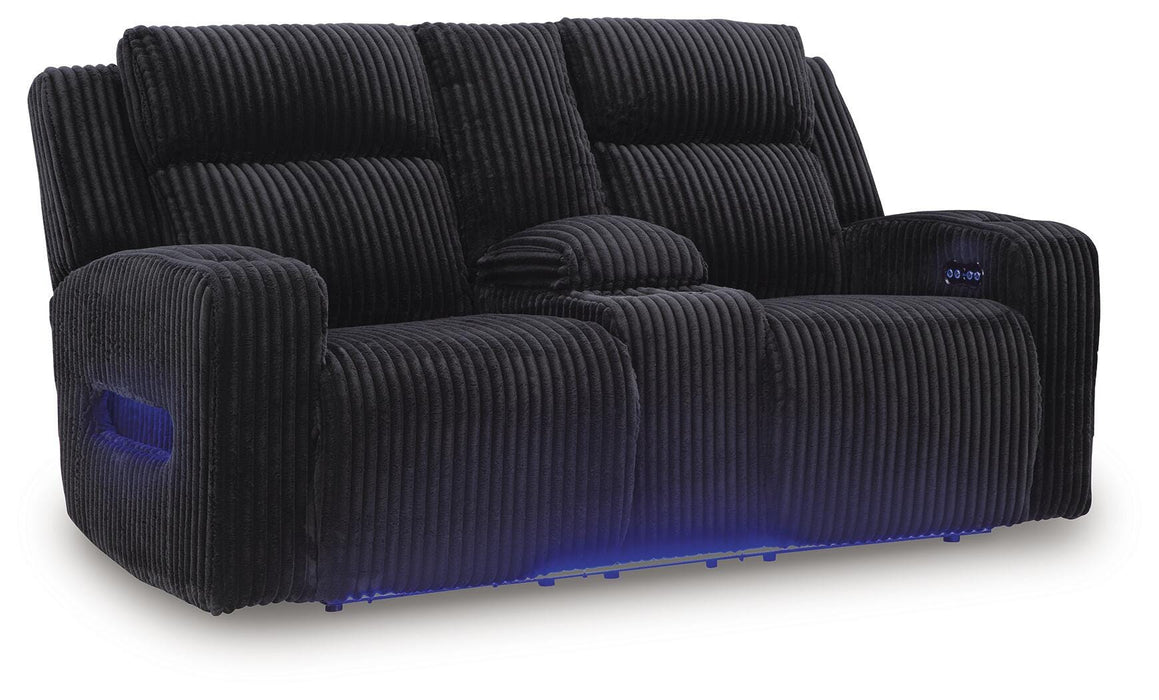 TwinBrooke Power Reclining Loveseat with Console