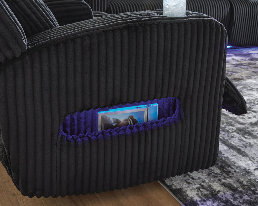 TwinBrooke Power Reclining Loveseat with Console