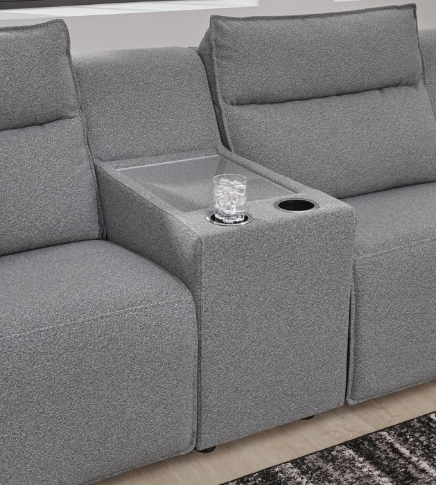 Modmax Reclining Sectional with Console - Clarks Hardware - Iowa