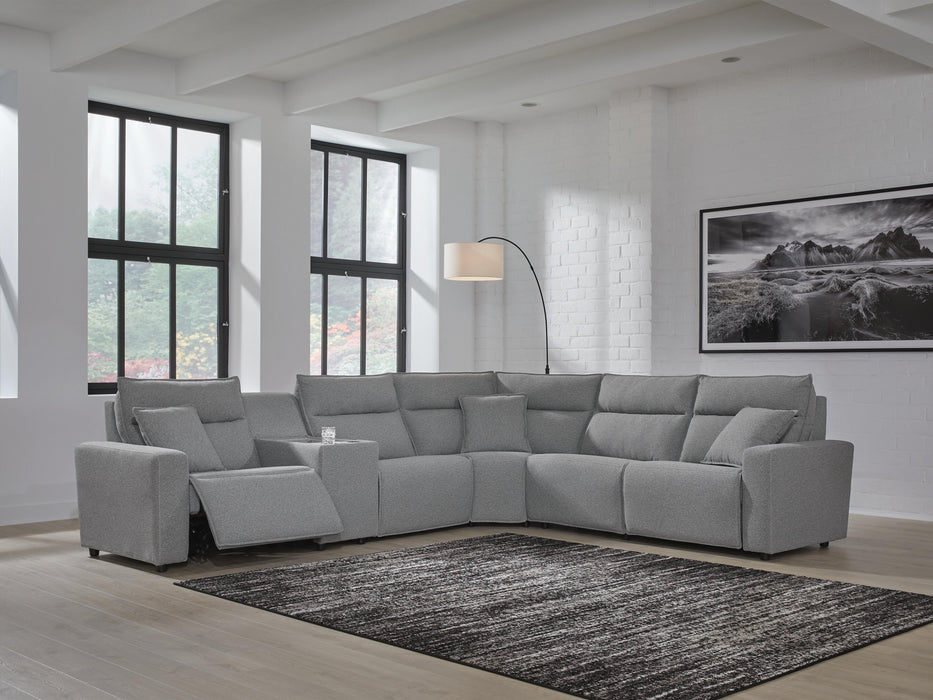 Modmax Reclining Sectional with Console - Clarks Hardware - Iowa