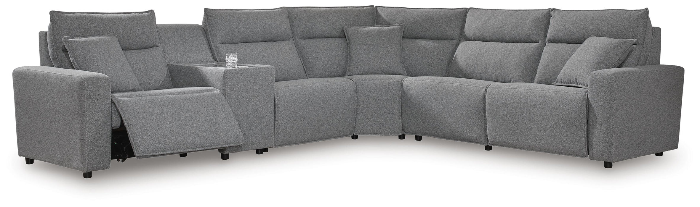 Modmax Reclining Sectional with Console - Clarks Hardware - Iowa