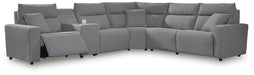 Modmax Reclining Sectional with Console - Clarks Hardware - Iowa