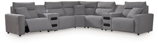 Modmax II Power Reclining Sectional with Audio Consoles - Clarks Hardware - Iowa