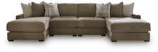 Camellia-Court Double Chaise Sectional - Clarks Hardware - Iowa