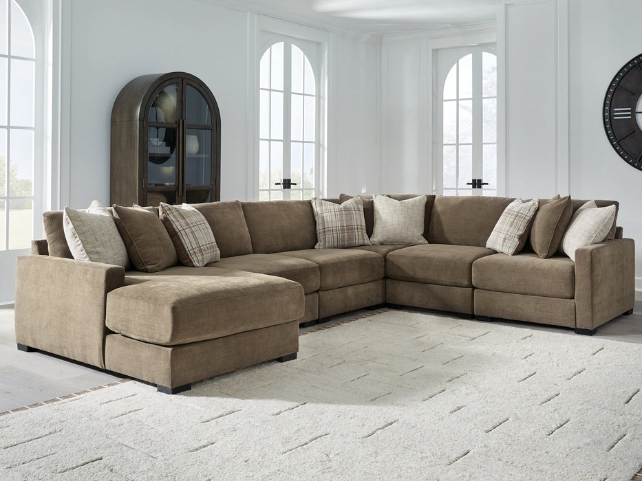 Camellia-Court Sectional with Chaise - Clarks Hardware - Iowa